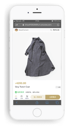 wechat shop.